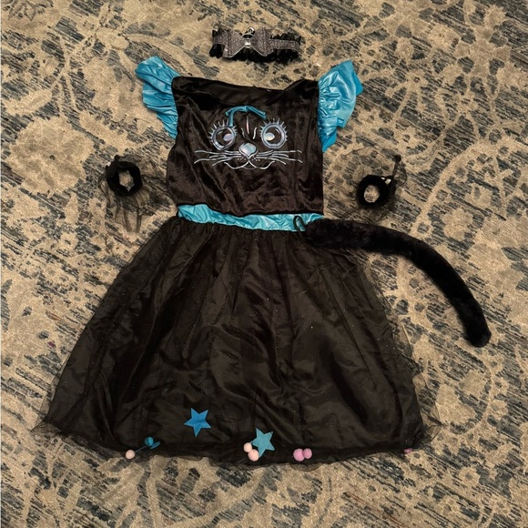 Party City Girls Halloween “Fun Kitty” 6 Piece Costume•8/9 - Picture 2 of 9